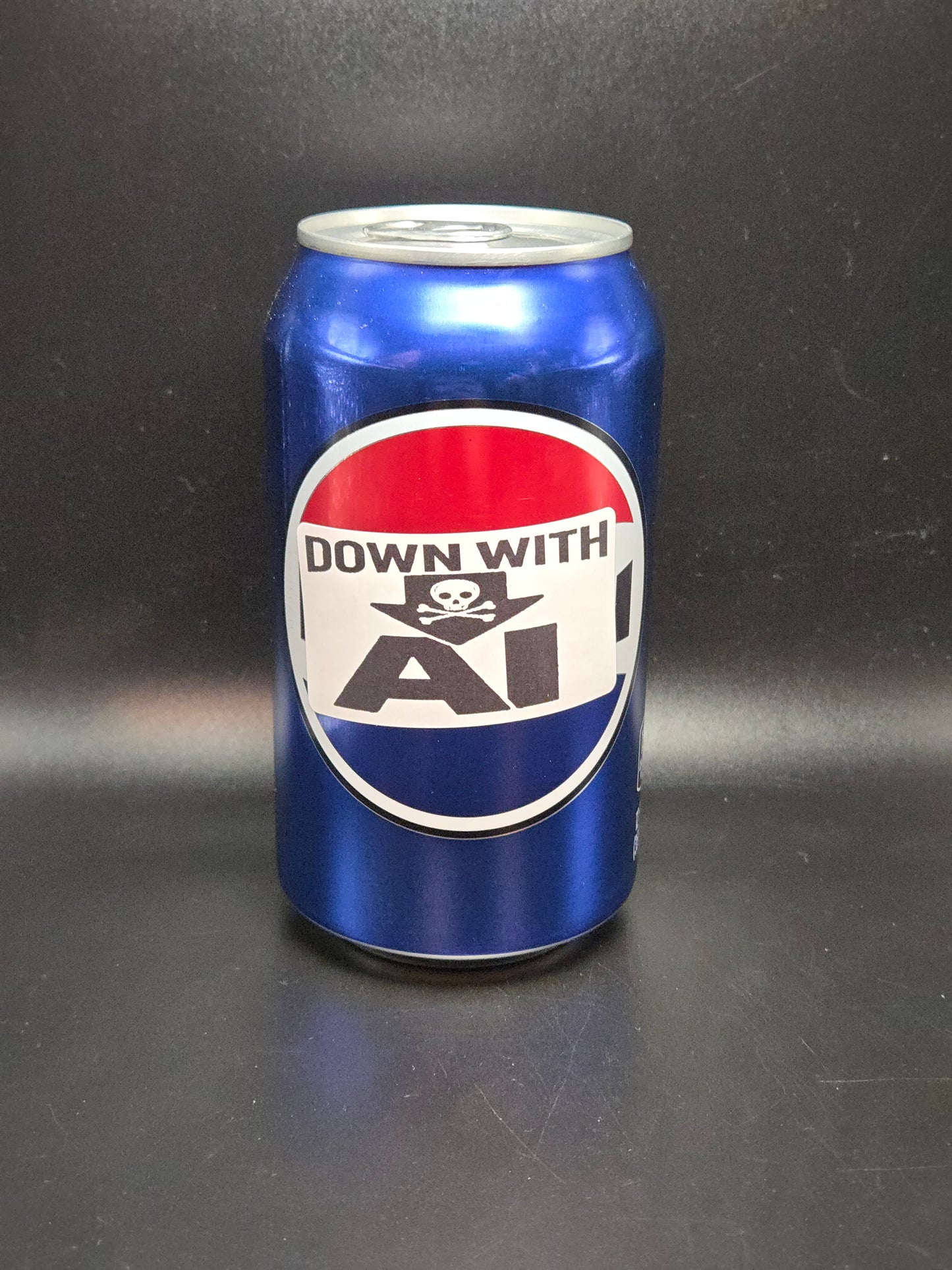 DOWN WITH AI stickers 25-500 bulk pack decals stop anti vote keep ouT