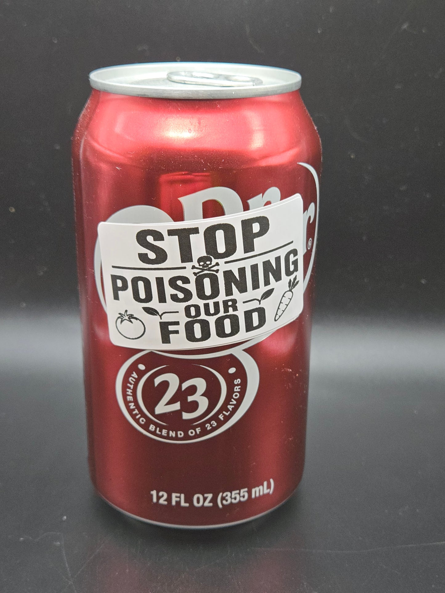 STOP POISONING OUR FOOD 25-500pcs stickers bulk pack decals anti