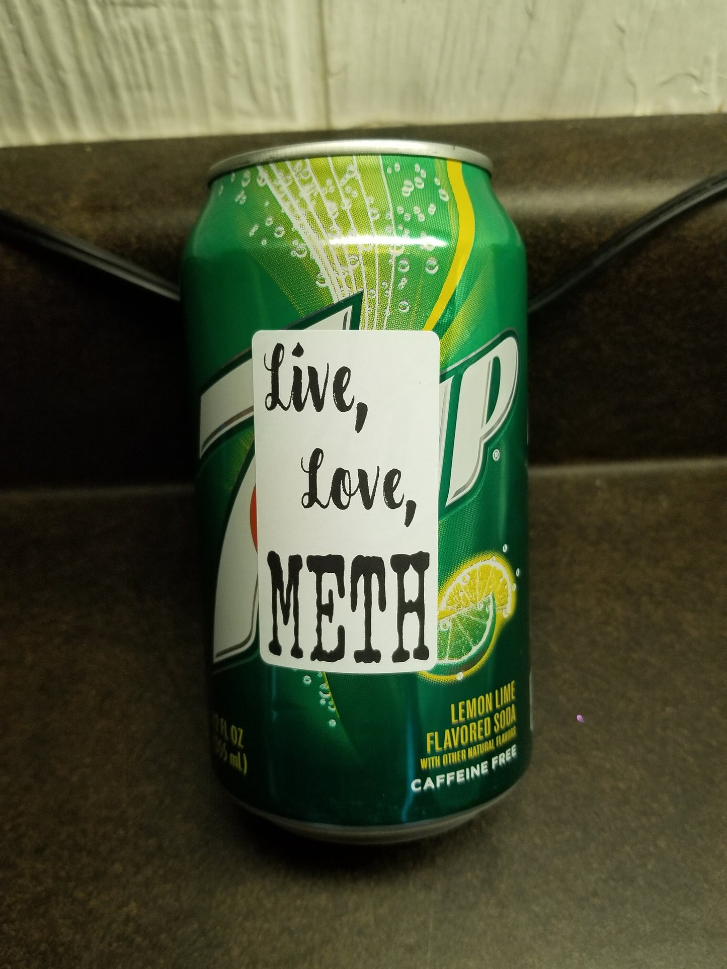 LIVE LOVE METH gag Stickers 25-500 Pack gag sticker anti drugs joke decal