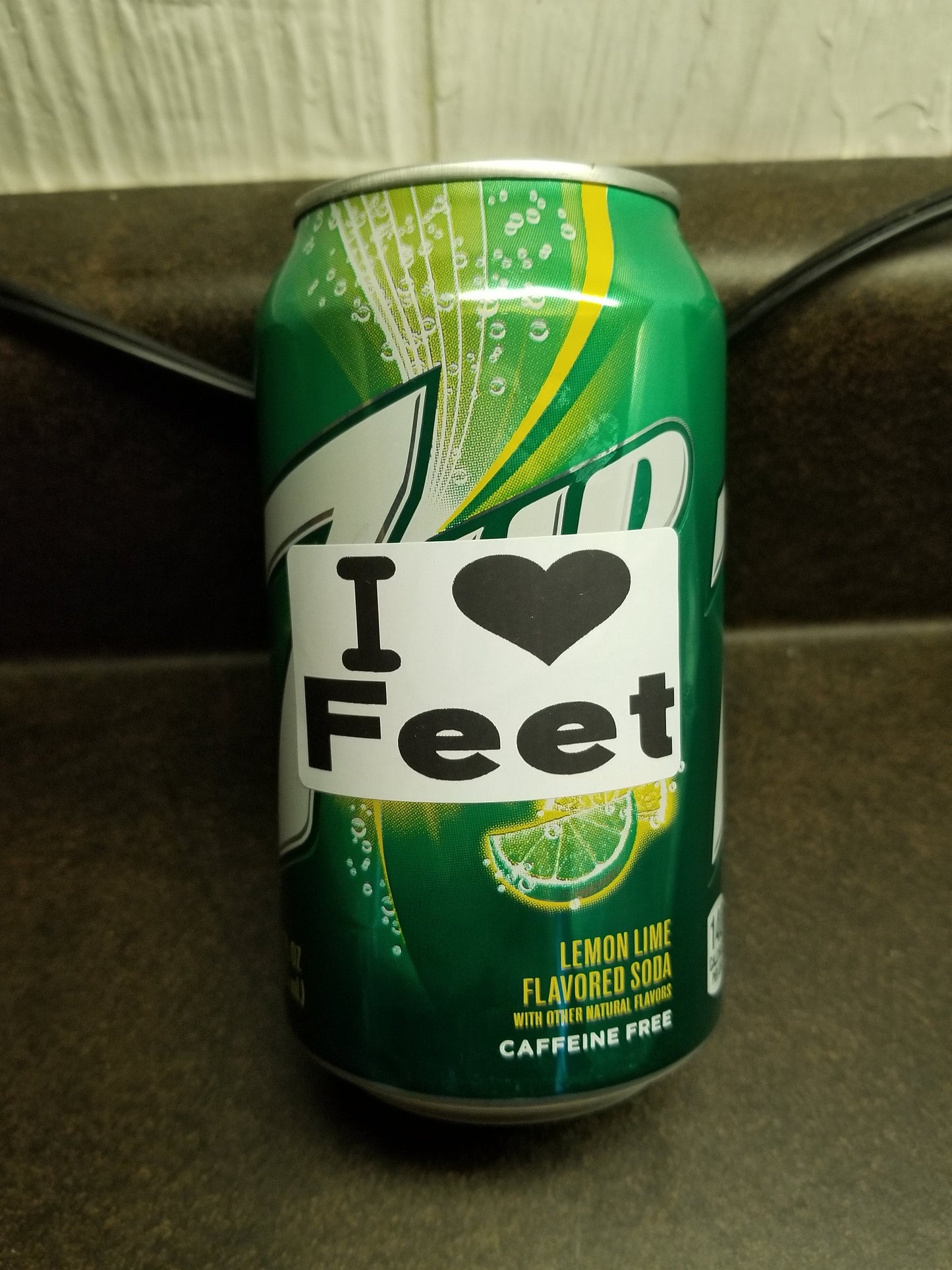 I LOVE FEET Stickers 25-500 Pack gag sticker joke decal foot fetish