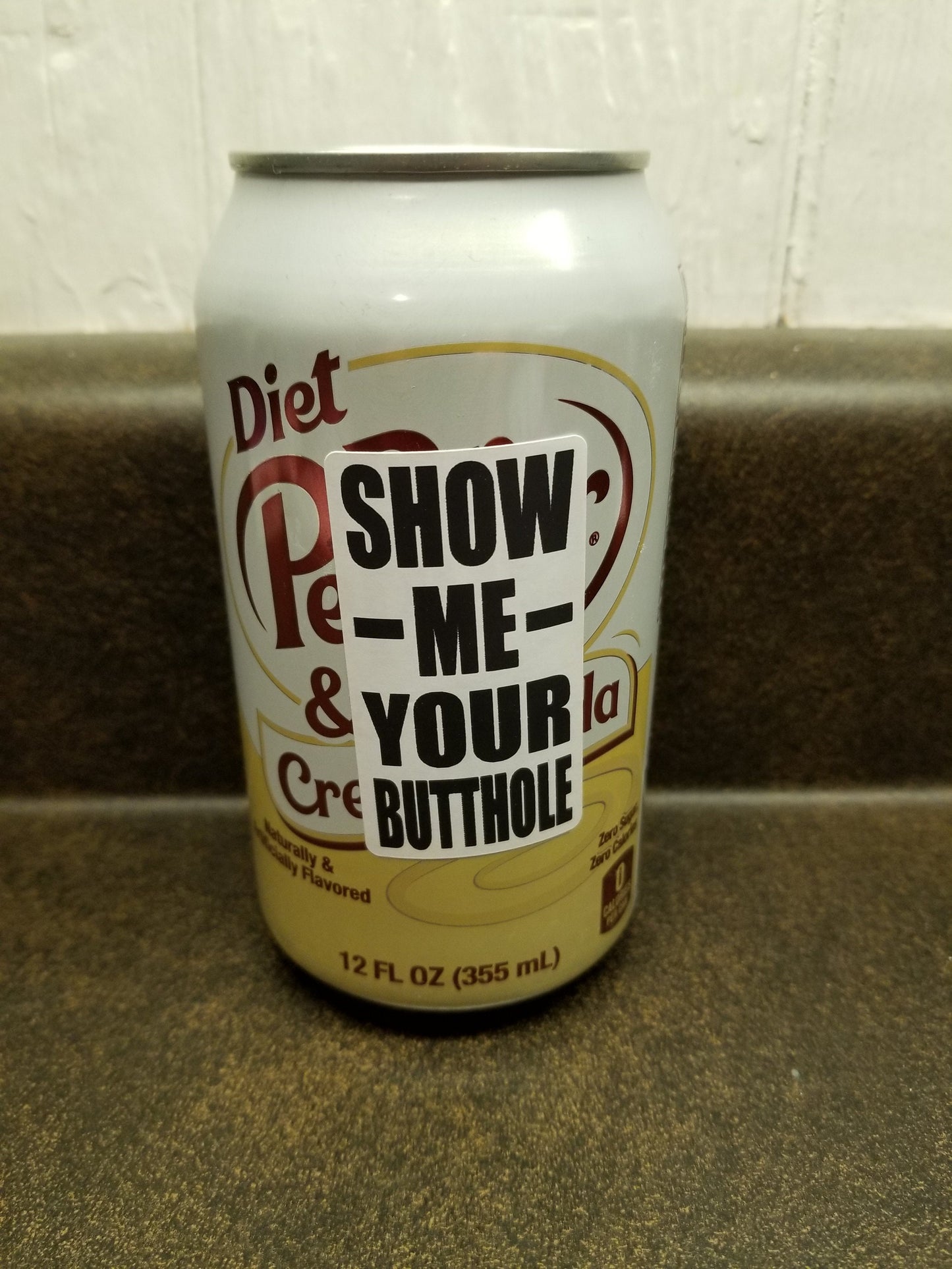 SHOW me YOUR BUTTHOLE gag Stickers 25-500 Pack gag sticker joke anal butt