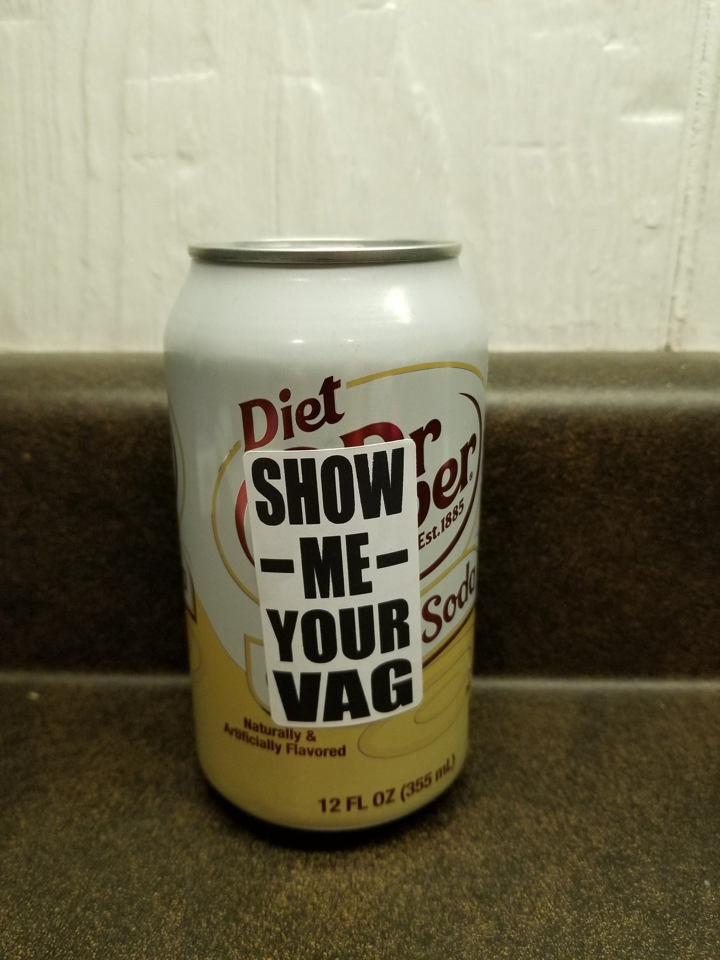 SHOW ME your VAG gag Stickers 25-500 Pack gag sticker lesbian joke p*ssy