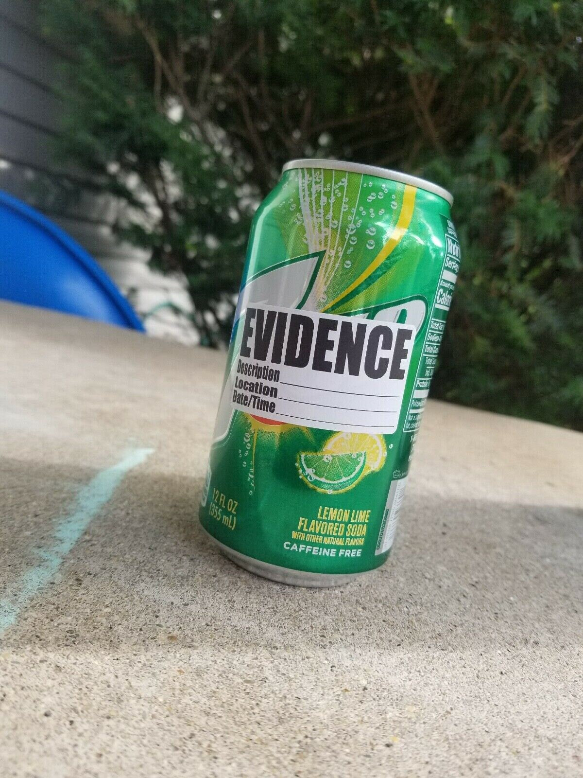 EVIDENCE COLLECTION LABEL 25-500 Pack Stickers Gag prank police fbi csi role play decal Halloween prop