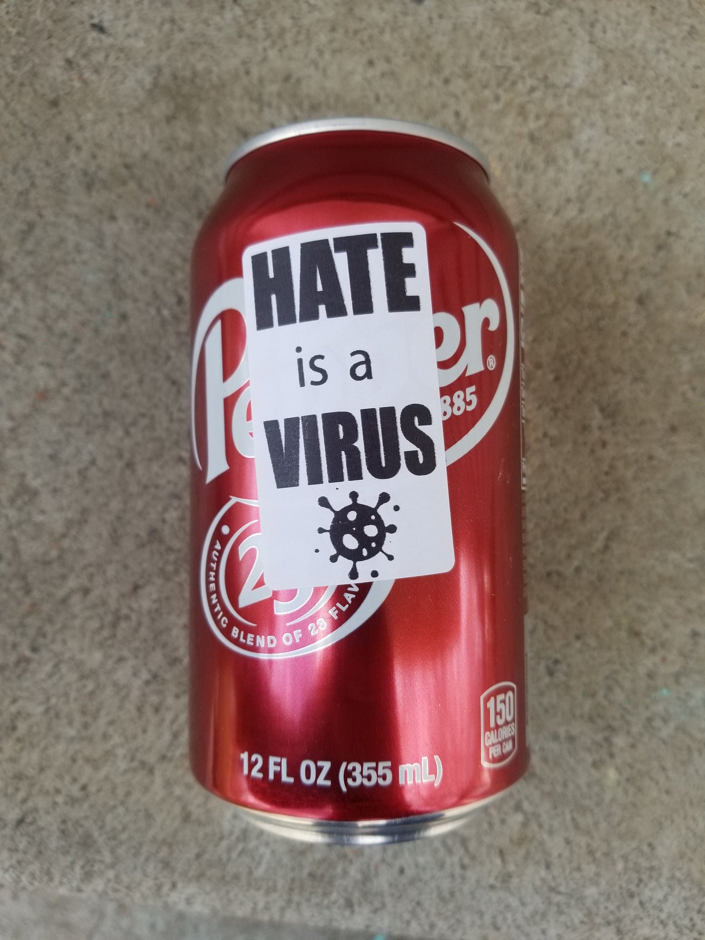HATE IS A VIRUS Stickers 25-500 pack awareness movement anti prejudice racism bulk lot sticker decal labels