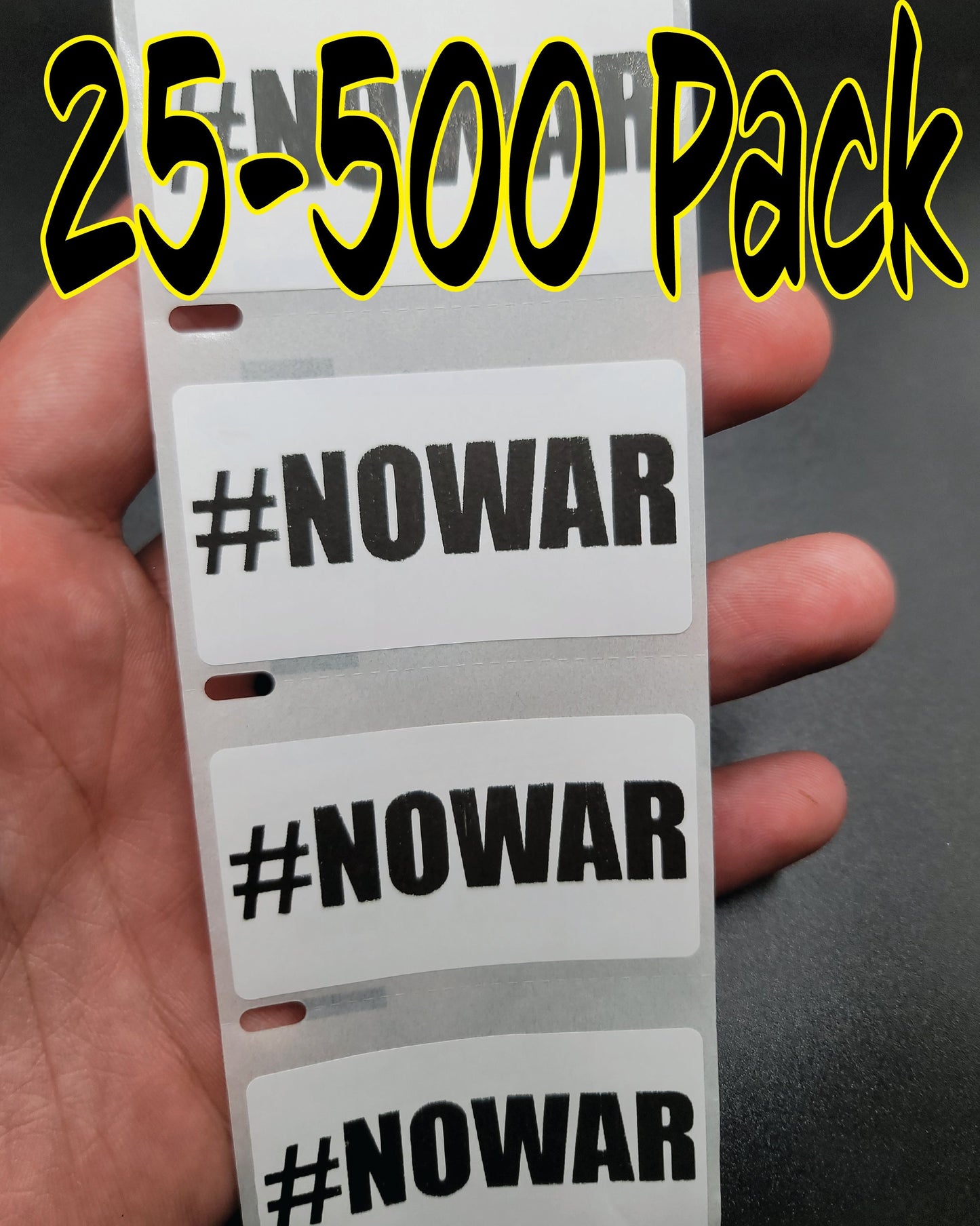 bulk #NOWAR stickers 25-500PCS anti decals IMPEACH putin ukraine stop war world peace