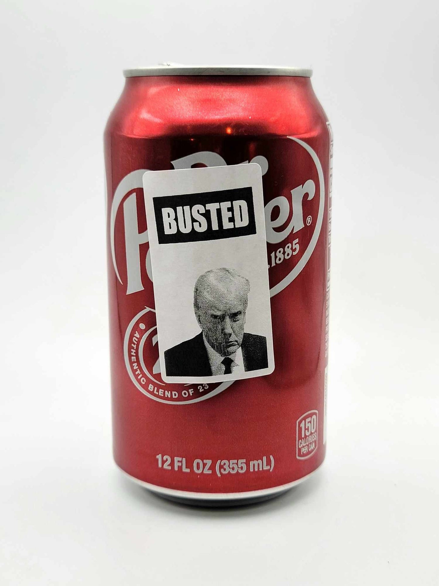 BUSTED Stickers 25-500 Pack decal labels bulk trump guilty mugshot mug arrest