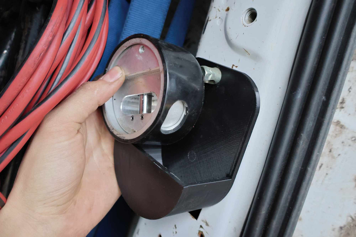 2 PACK - Hockey Puck Lock Holders - Great for service vans!