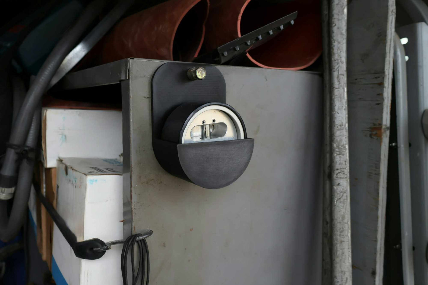2 PACK - Hockey Puck Lock Holders - Great for service vans!
