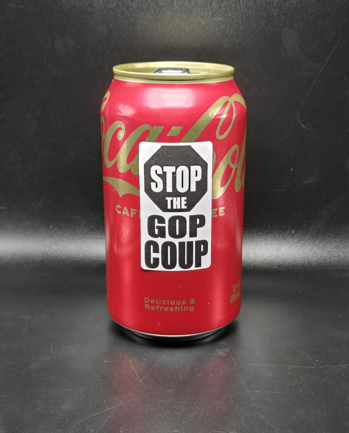 STOP the GOP COUP 25-500 bulk pack stickers decal labels stop anti impeach elon republican end