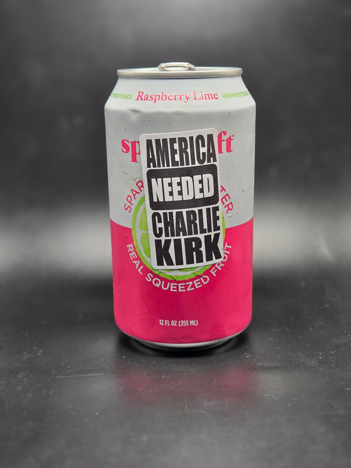 "America NEEDED Charlie Kirk"  25-500 bulk pack stickers decal labels stop violence will not silence