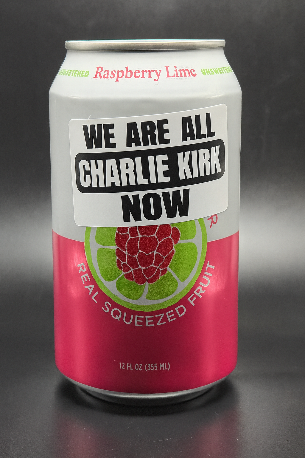 "WE ARE ALL CHARLIE KIRK NOW"  25-500 bulk pack stickers decal labels stop violence will not silence