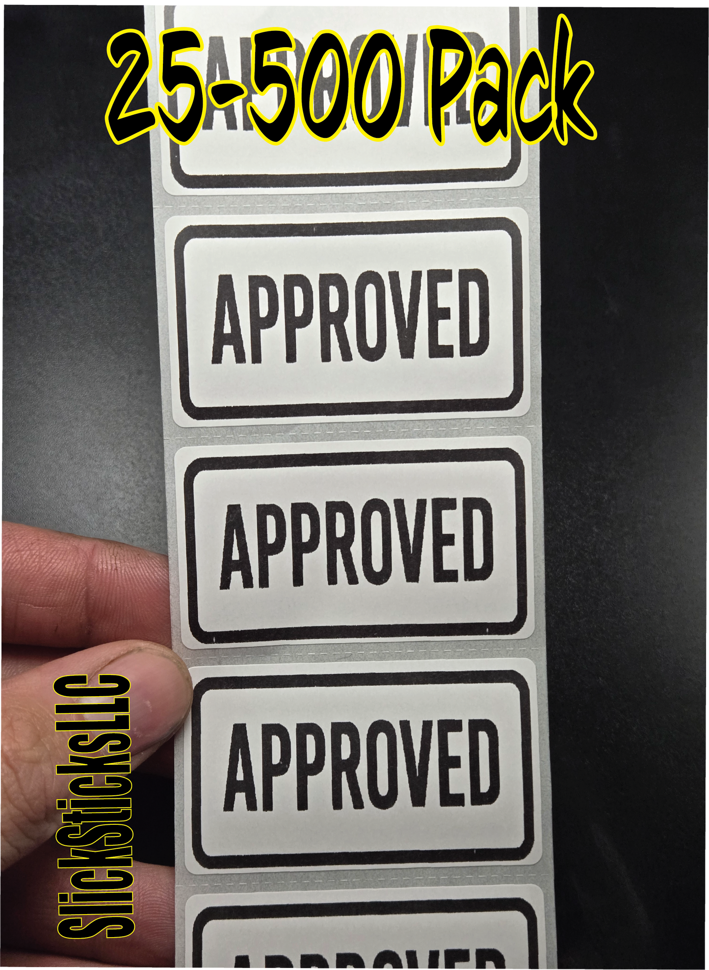 APPROVED 25-500PCS Labels Stickers decals bulk lot