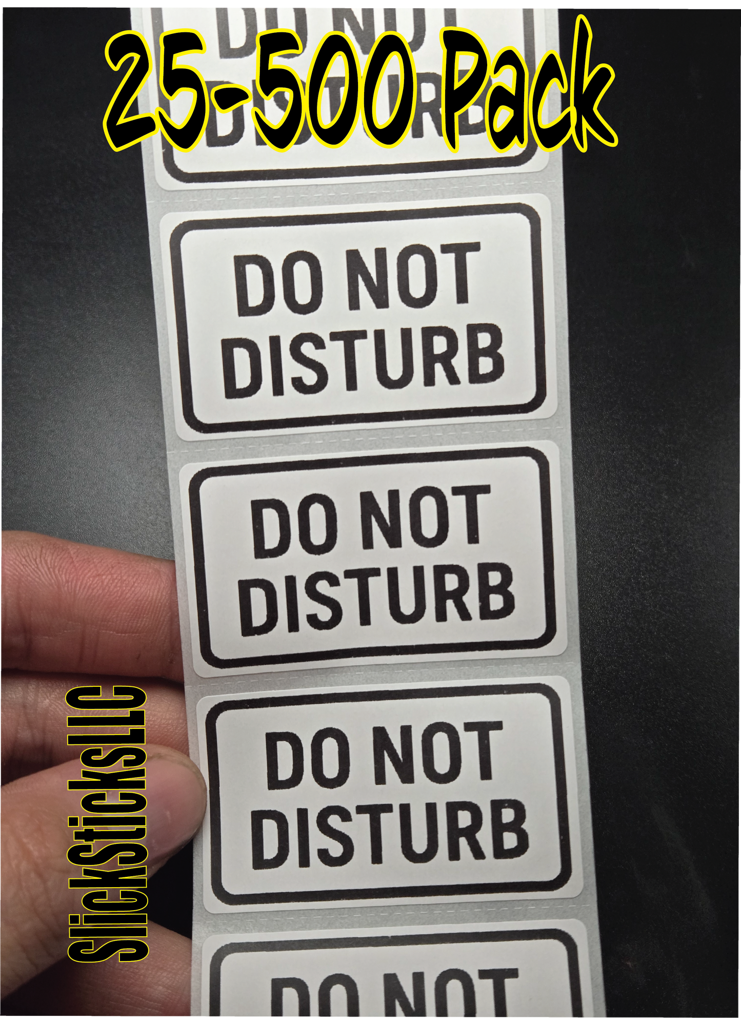 DO NOT DISTURB 25-500 Warning Labels Stickers decals bulk lot