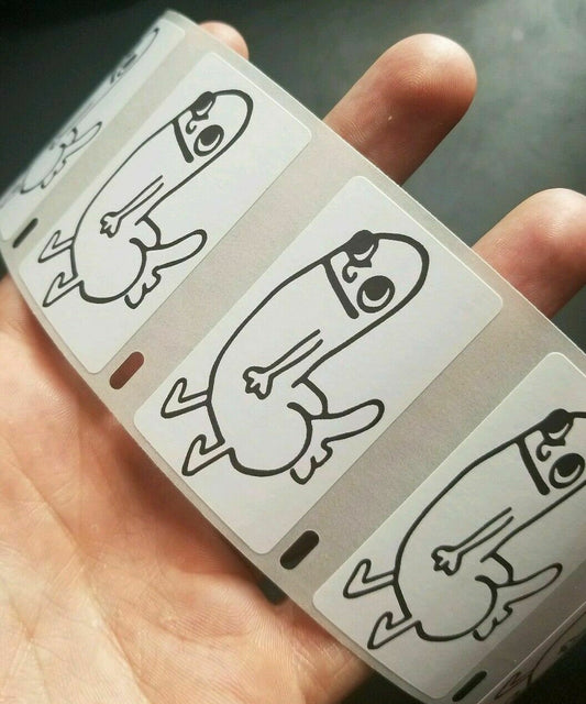 Dickbutt Stickers 25-100pack Gag prank sticker decal YouTube Reddit dick butt bachelorette man guy chode