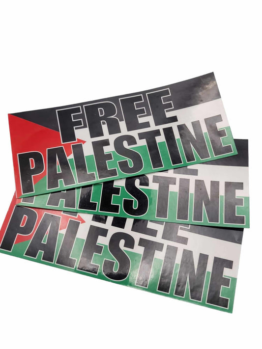 FREE PALESTINE  indoor sticker decal freedom gaza from hamas i support end war movement end occupation Israeli arabic muslim