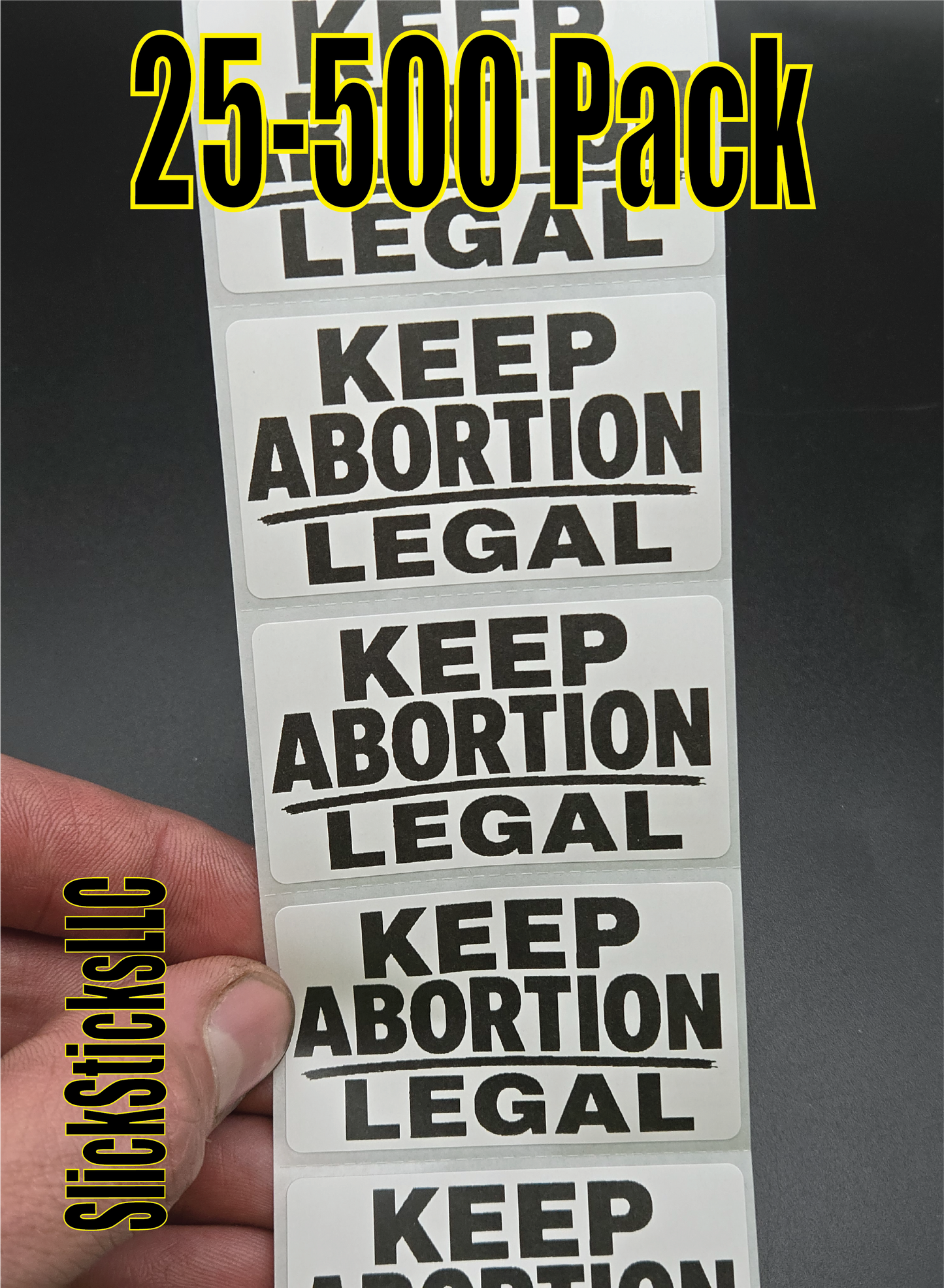 KEEP ABORTION LEGAL  25-500Pack stickers awareness roe wade pro choice bulk lot