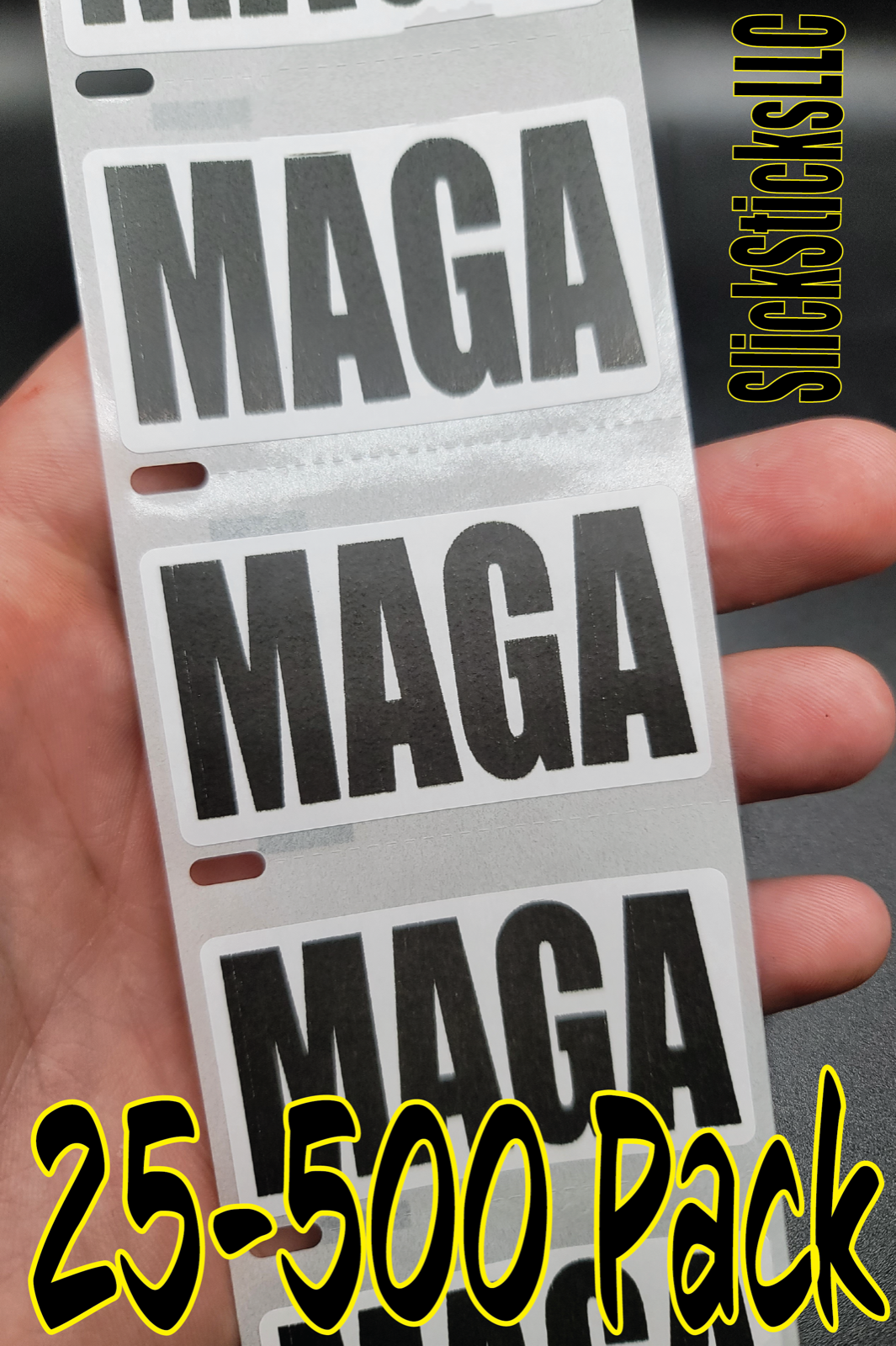 "MAGA" Stickers 25-500 Pack politic decal donald election 2024 2028 trump ultra make
