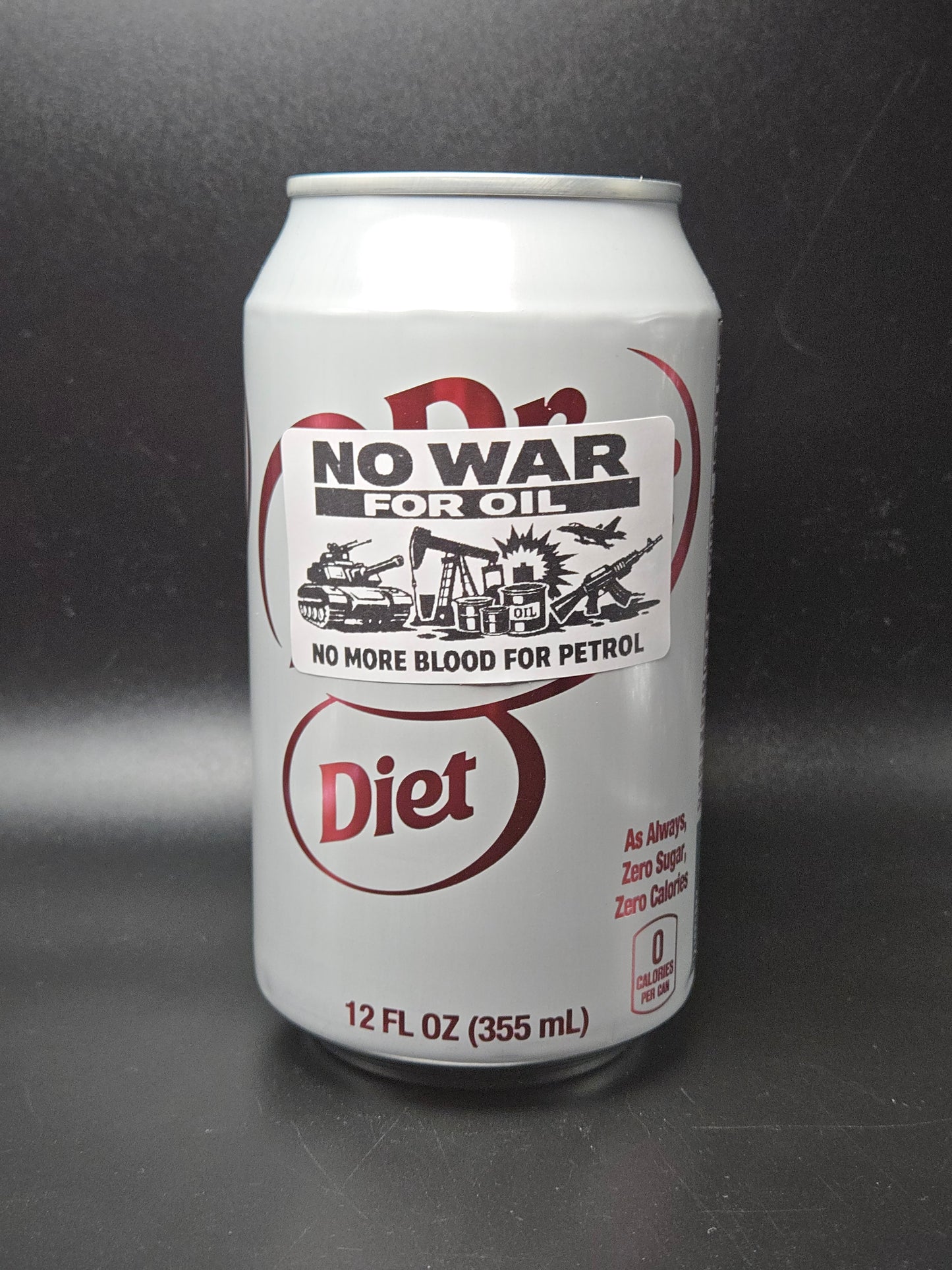 NO WAR FOR OIL  25-500 Pack stickers ens war machine stop no blood petrol