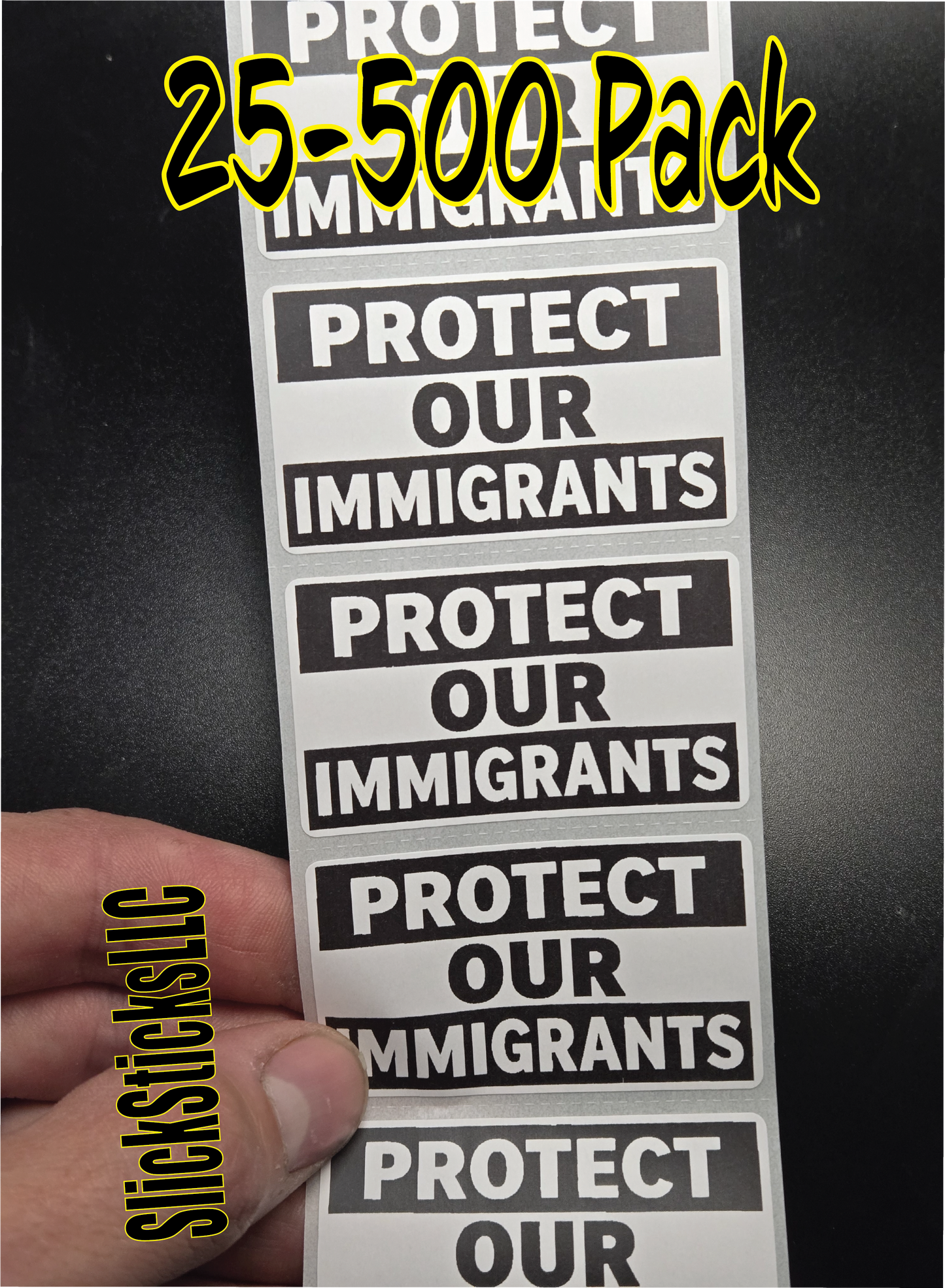 PROTECT OUR IMMIGRANTS stickers 25-500Bulk pack labels end stop deportation