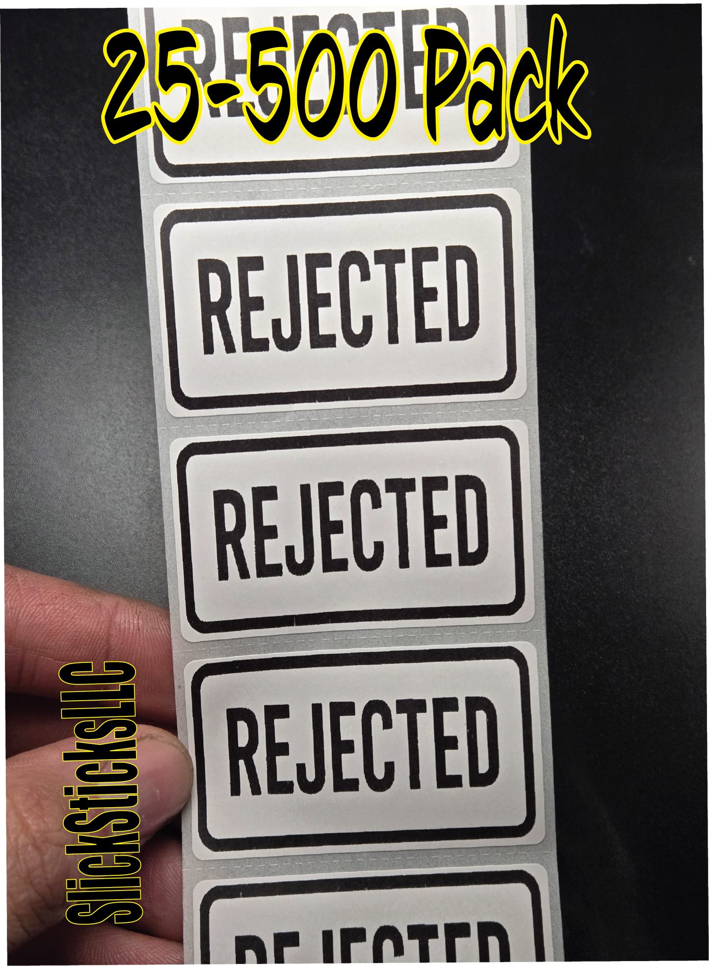 REJECTED 25-500PCS Labels Stickers decals bulk lot