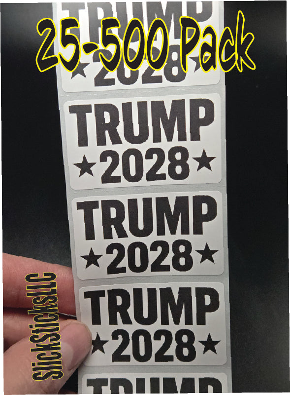 TRUMP 2028 25-500pcs stickers bulk decals labels